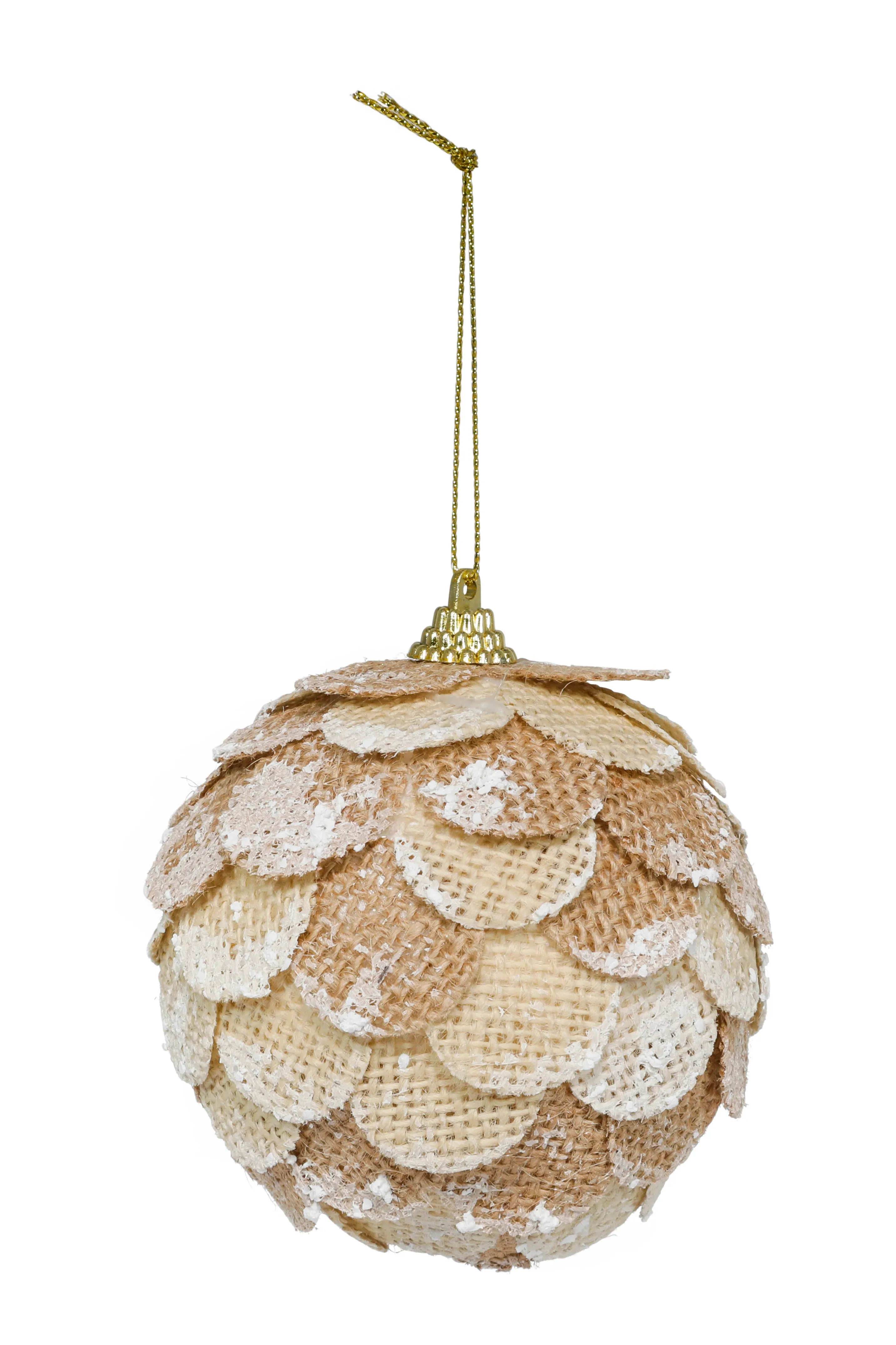 10CM PINECONE ORNAMENT (2 PCS)