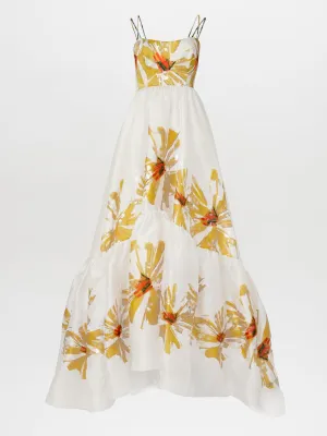 Amira Dress Canary Floral