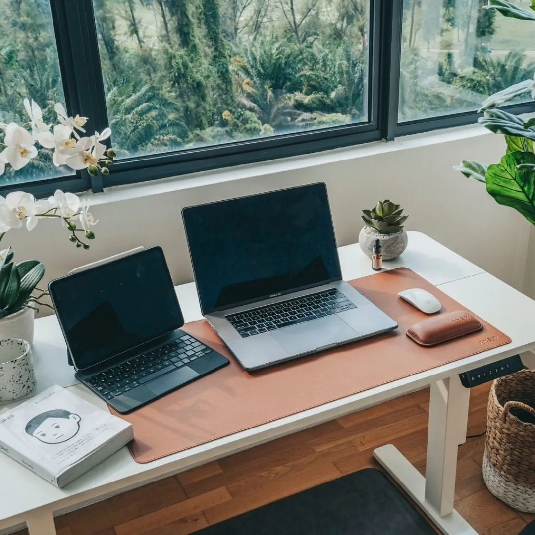 ANEW Premium PU Leather Desk Mat