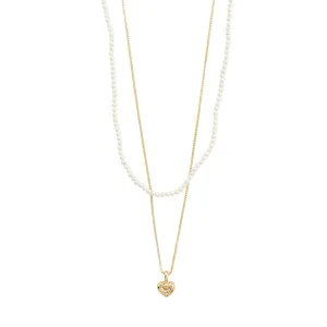 Arlet Gold Plated 2-in-1 Necklace Set