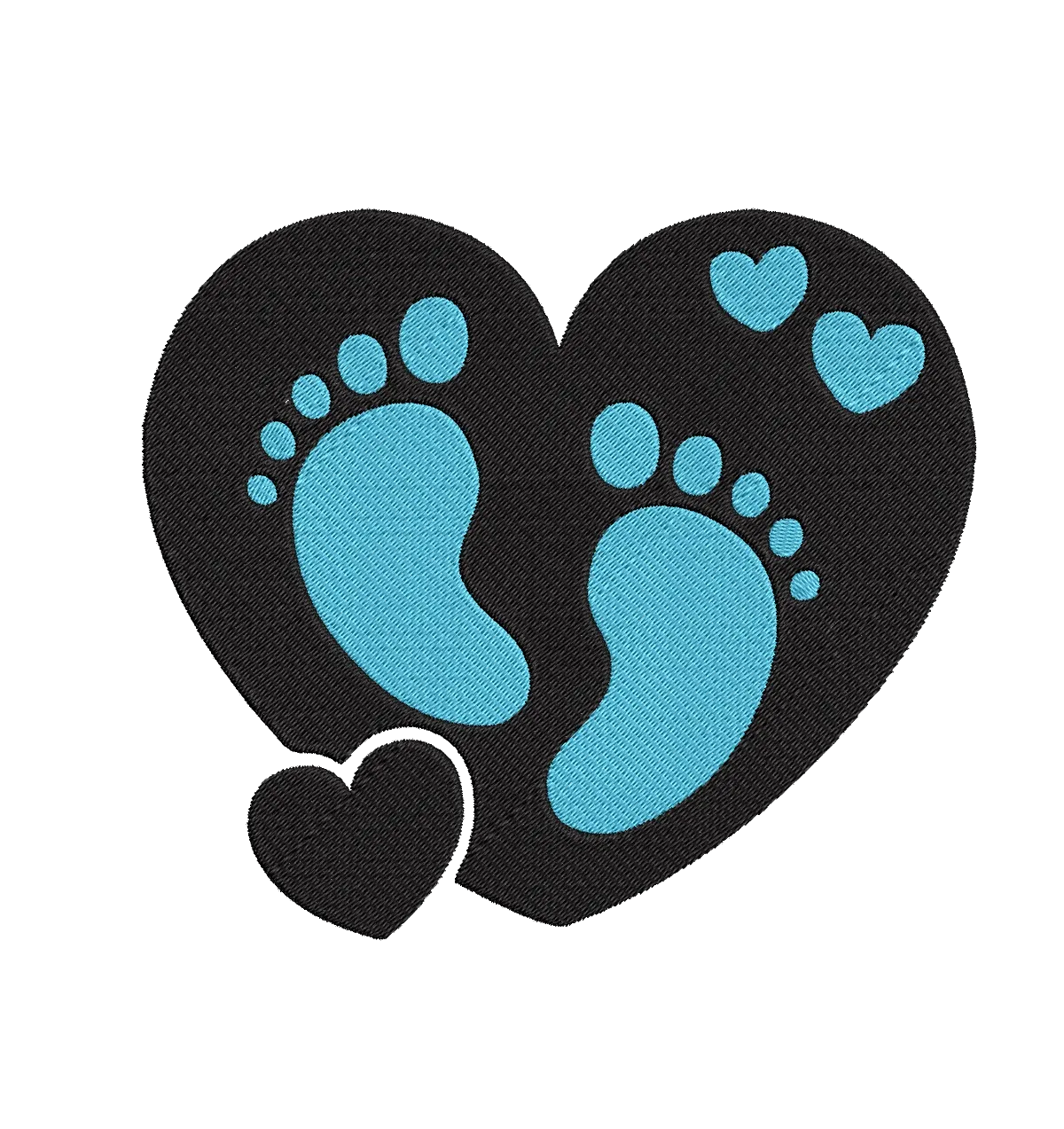 Baby Heart Boy- Embroidery Design