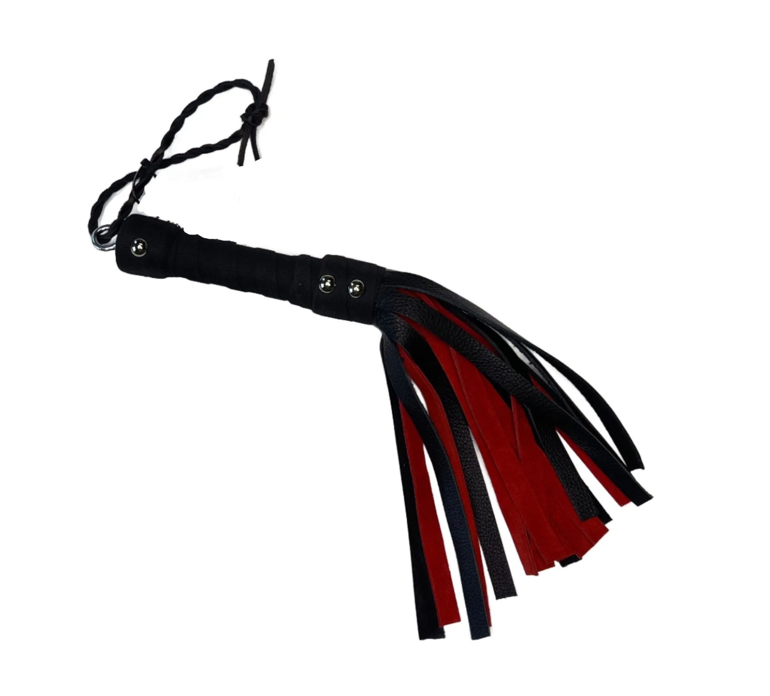 Bare Leatherworks - Handy Cow Flogger (Black/Red)