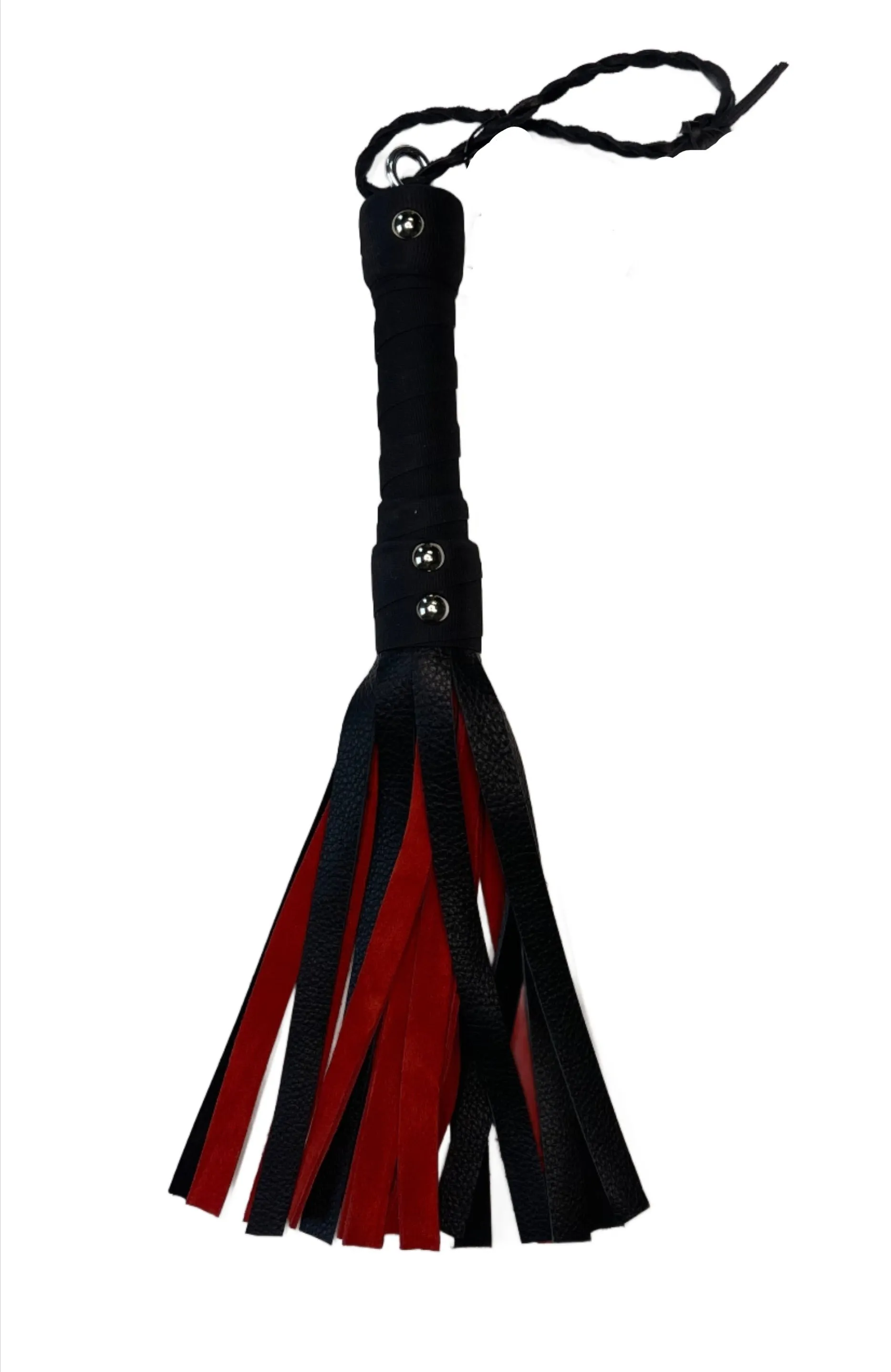 Bare Leatherworks - Handy Cow Flogger (Black/Red)