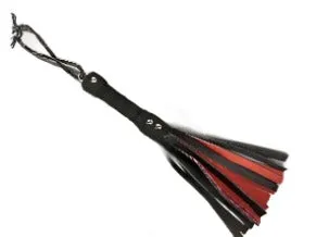 Bare Leatherworks - Handy Cow Flogger (Black/Red)