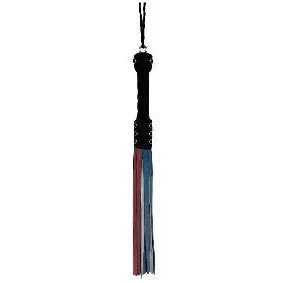 Bare Leatherworks - Handy Cow Flogger (Trans Pride)