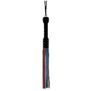 Bare Leatherworks - Handy Cow Flogger (Trans Pride)