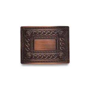 Celtic Frame Copper Belt Buckle (WES)