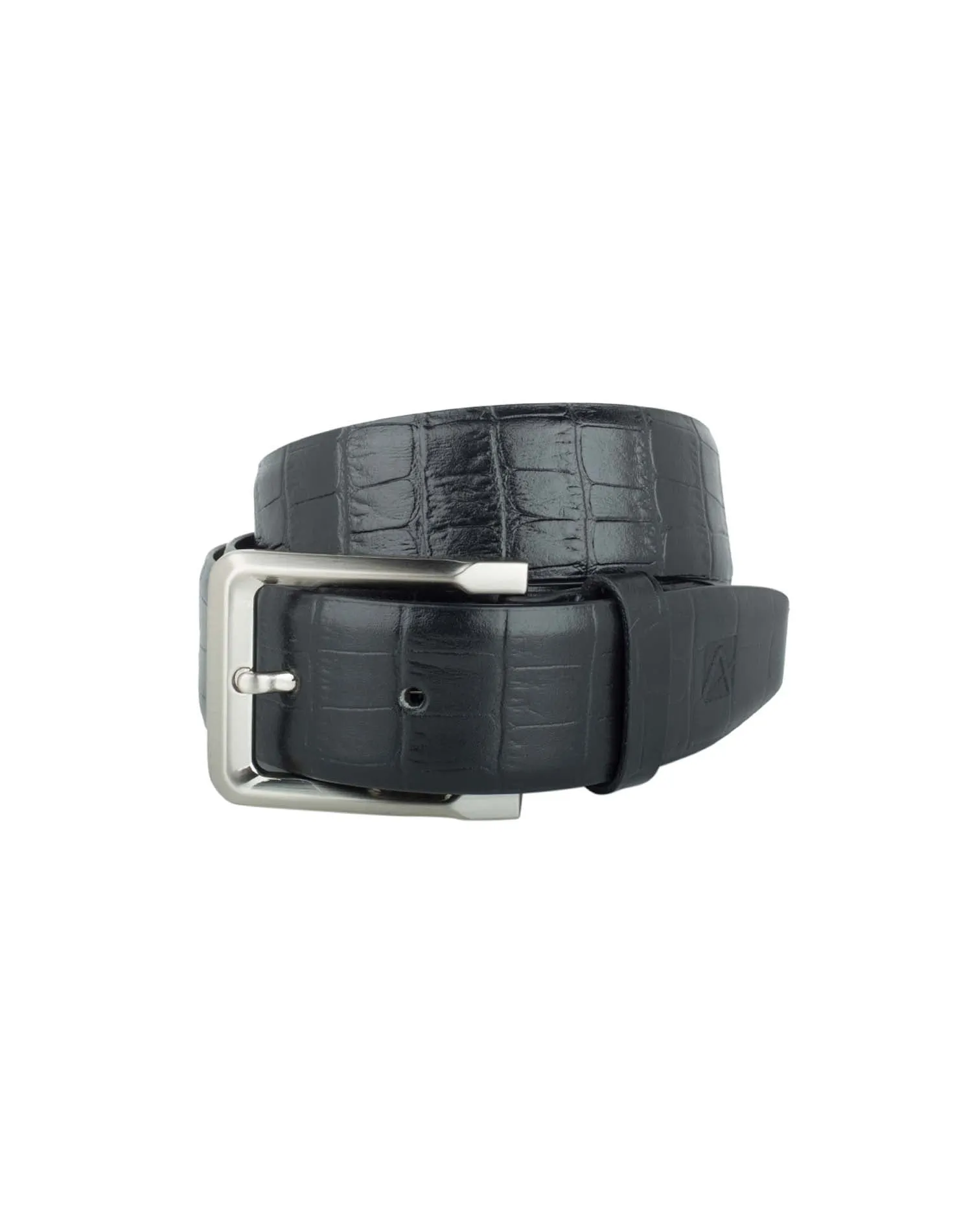 CLASSIC CROC Patterned Leather Belt ARB1012BK