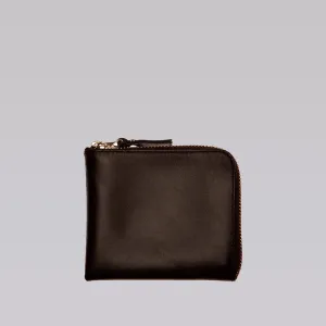 COMME DES GARCONS WALLET SA3100 CLASSIC PLAIN BROWN