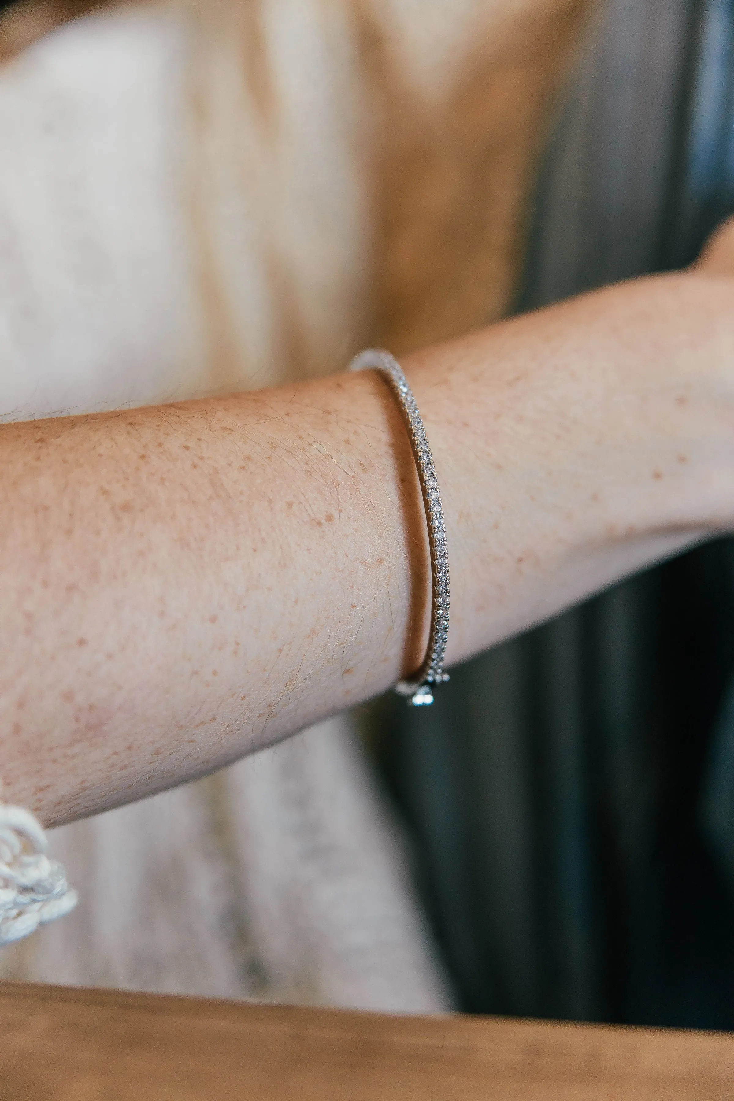 Crystal Cascade Bangle