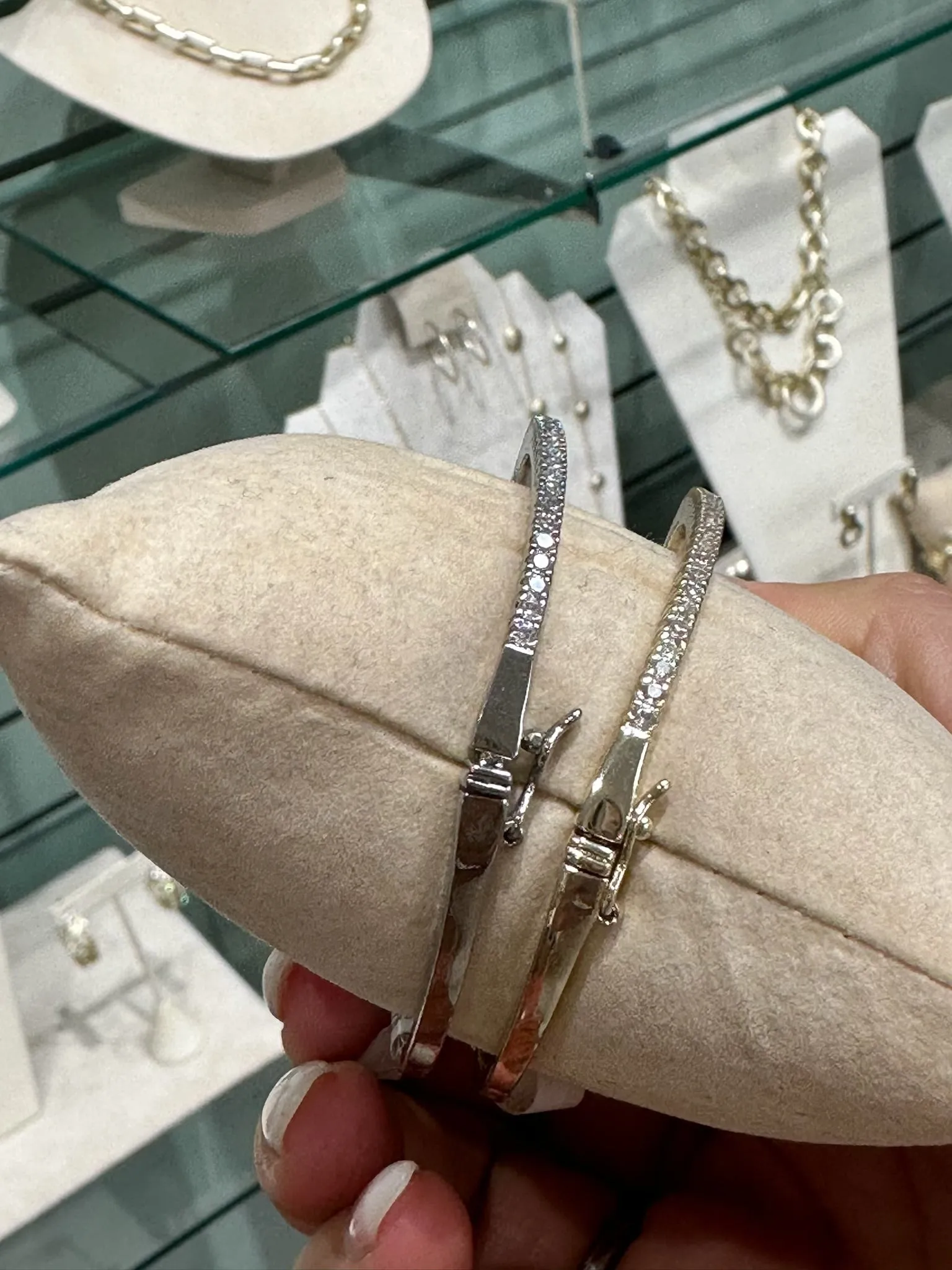 Crystal Cascade Bangle