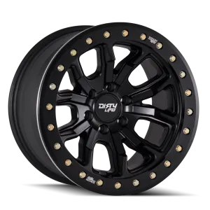 DIRTY LIFE 9303 | MATTE BLACK W/SIMULATED RING | 6x139.7 | 20x9 | 12mm