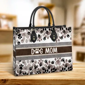 Dog Mom Pu Leather Bag - Gift For Dog Lover - Dog Mom Gift Ideas - Women's Pu Leather Bag