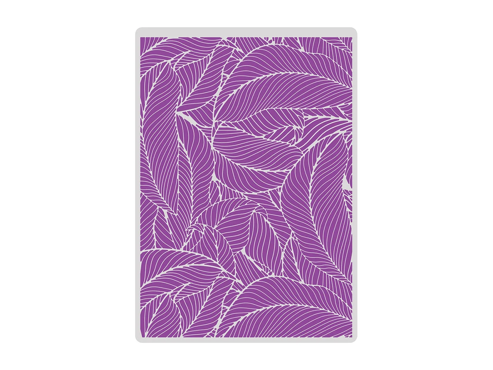 Gemini 5 x 7" 2D Textured Embossing Folder - Luscious Leaves