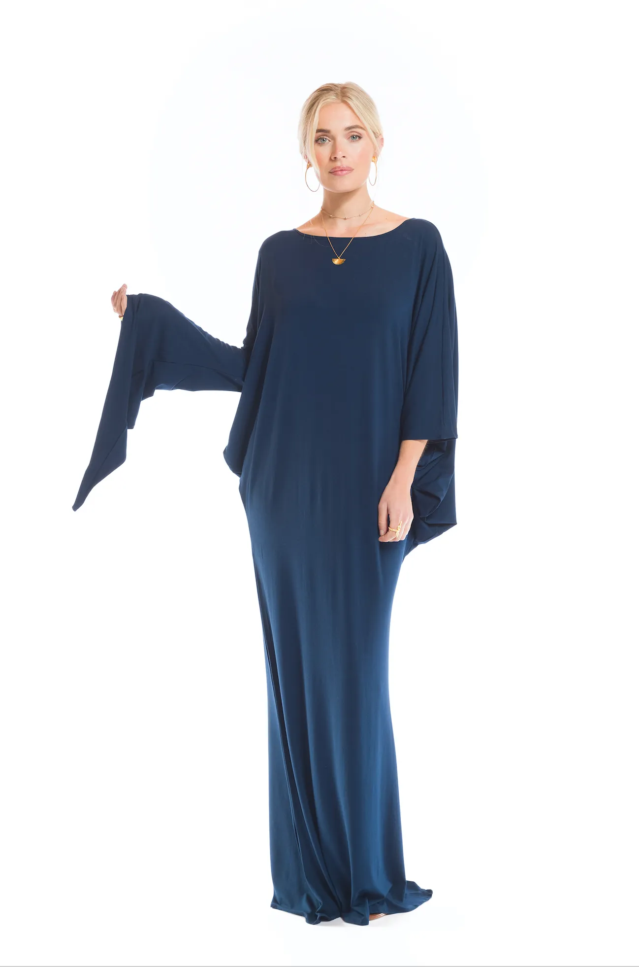 GRECIAN DRESS NAVY