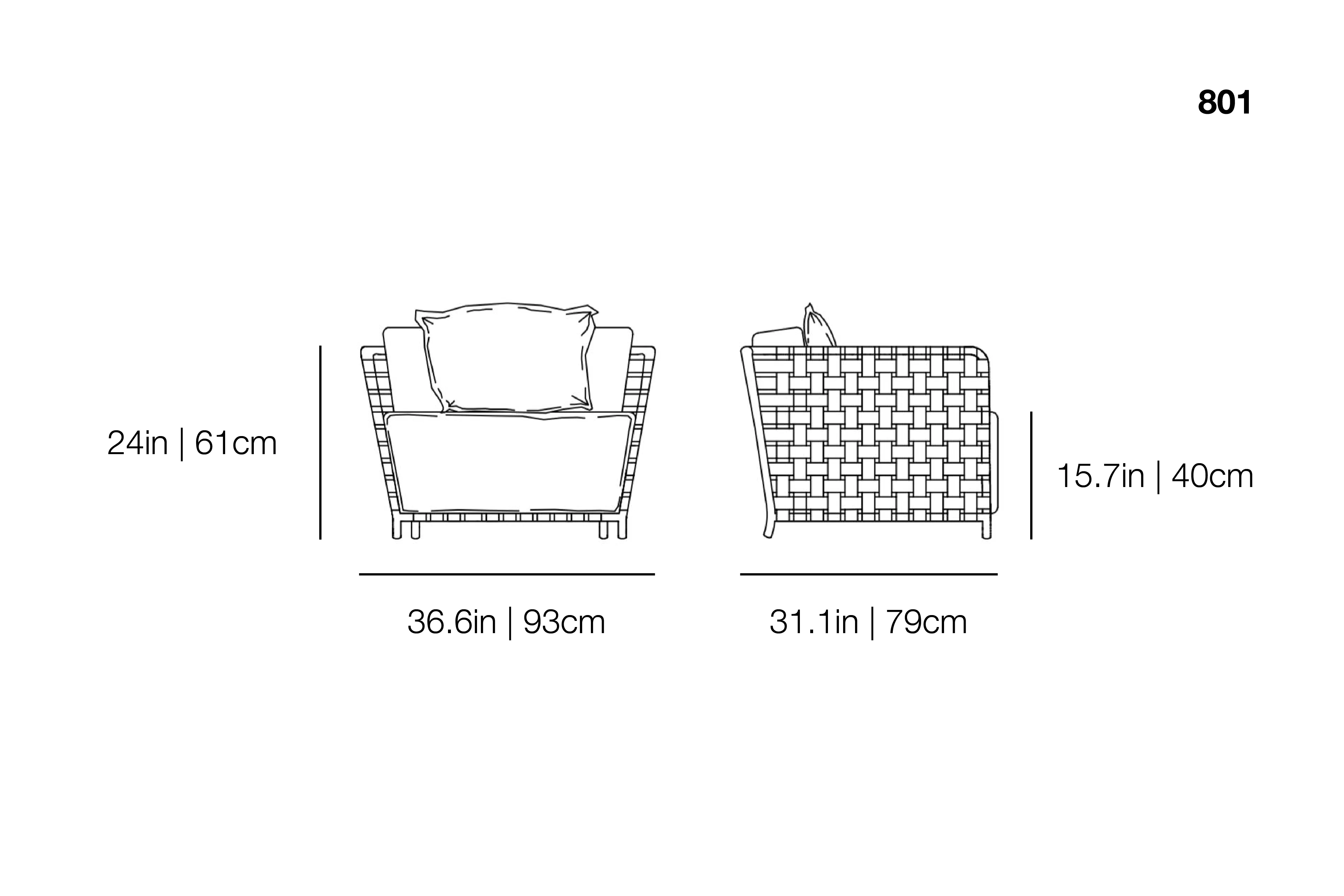 InOut 801 Outdoor Armchair