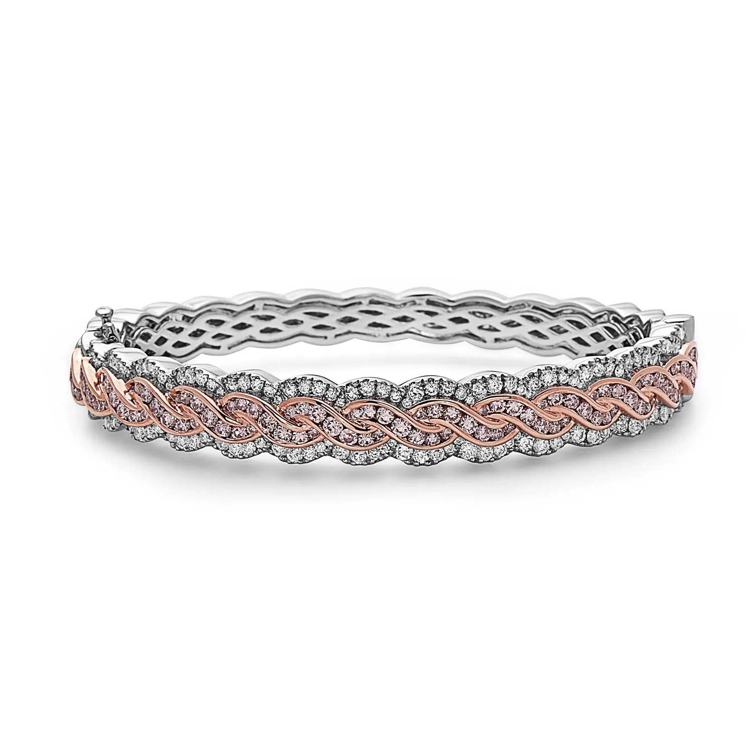 Krypell Collection Diamond Braided Bracelet