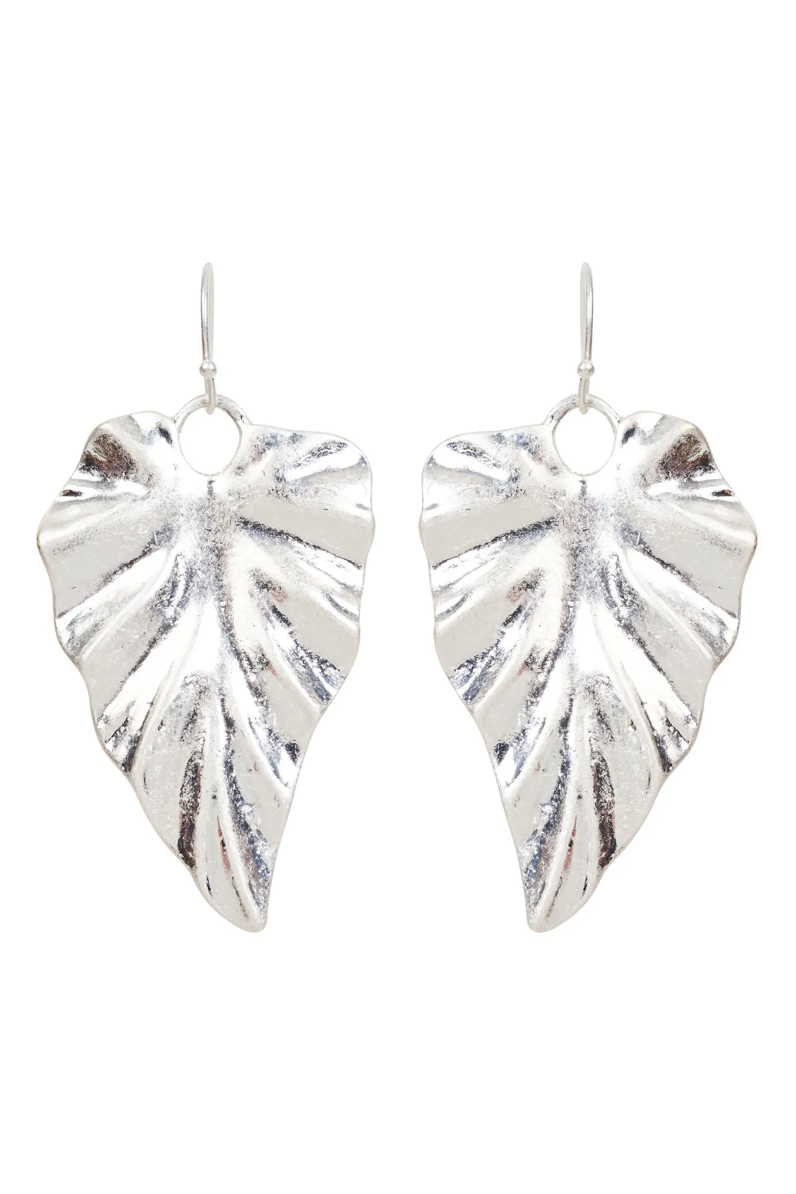 Mizu Leaf Earring - Silver