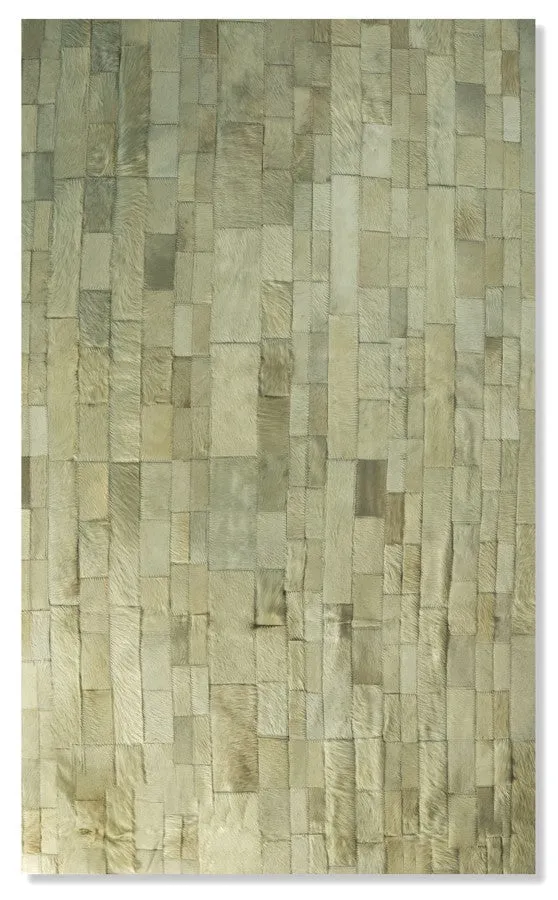 Natural Home Decor Madrid Cowhide Stitched Rug-1-Piece