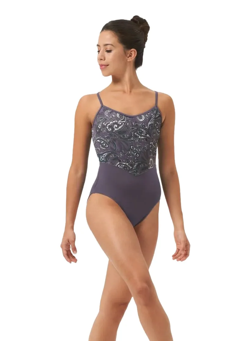 ON SALE La Bohème Cross Back Camisole Leotard (Dusk)