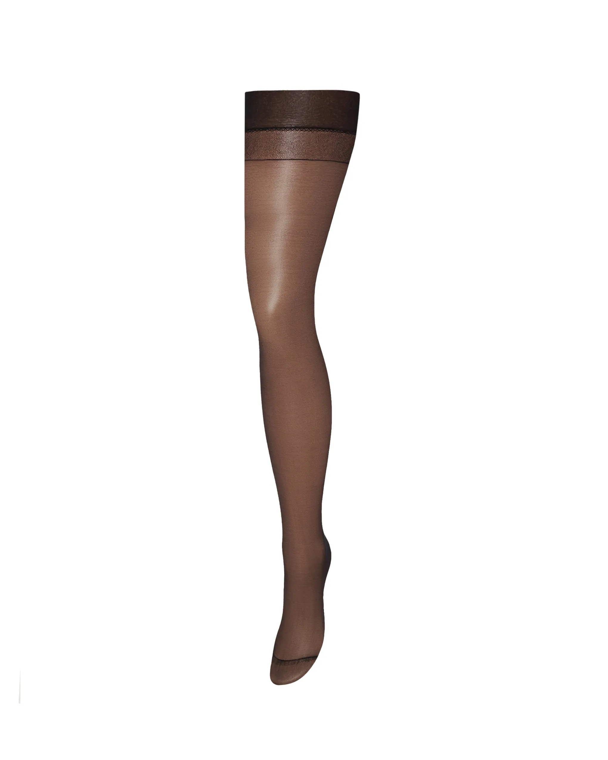 Plain Leg/Plain Top Stockings Black