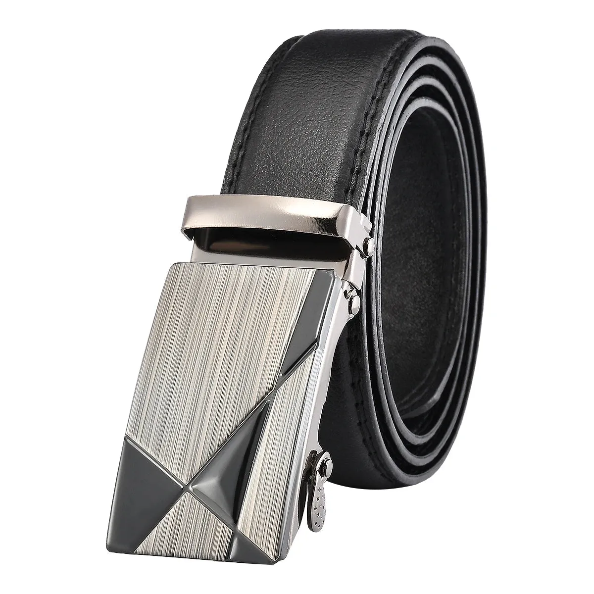 PU LEATHER AUTOMATIC BELT BUCKLE