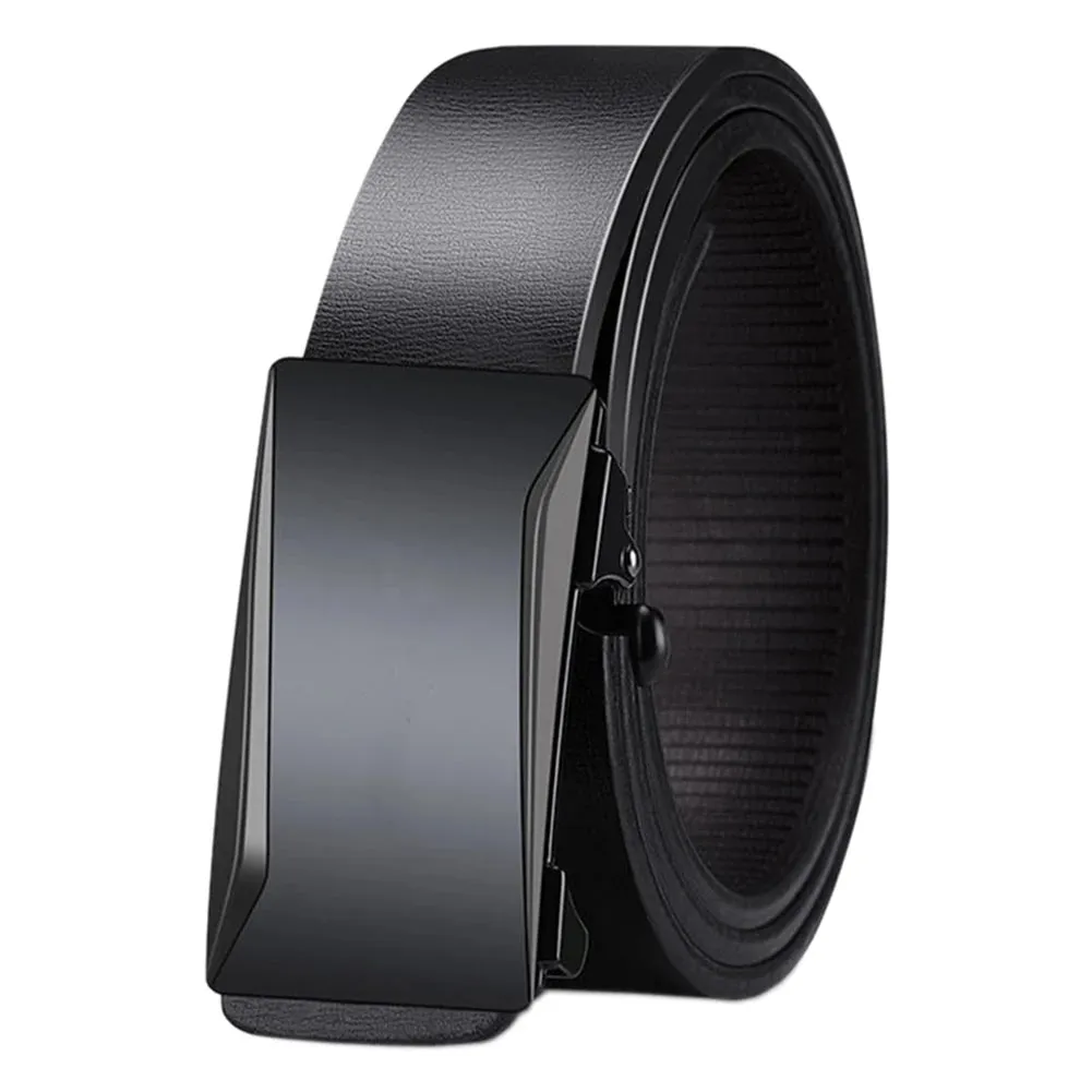 PU LEATHER AUTOMATIC BELT BUCKLE