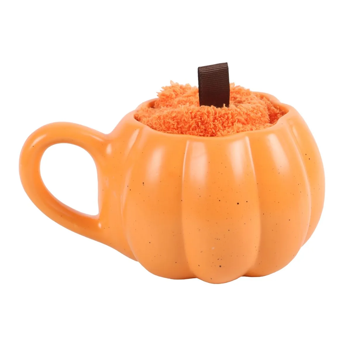 Pumpkin Ceramic Mug and Socks Set