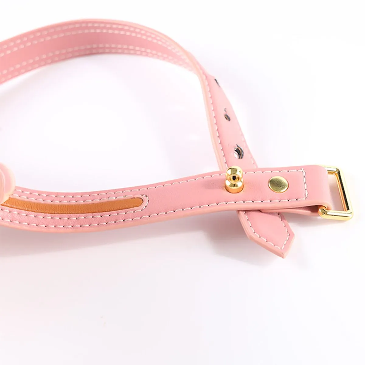 Sevanda Butterfly and Heart-Embellished Leather Collar