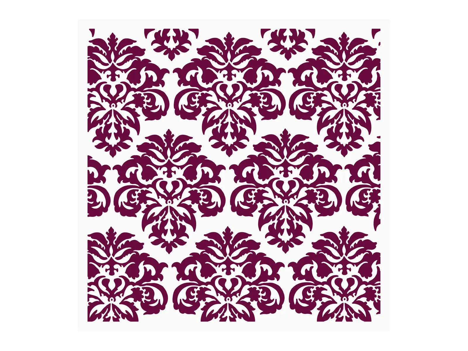 Sheena Douglass Crystal Visions 2D Embossing Folder 5.5” x 5.5” - Elegant Damask