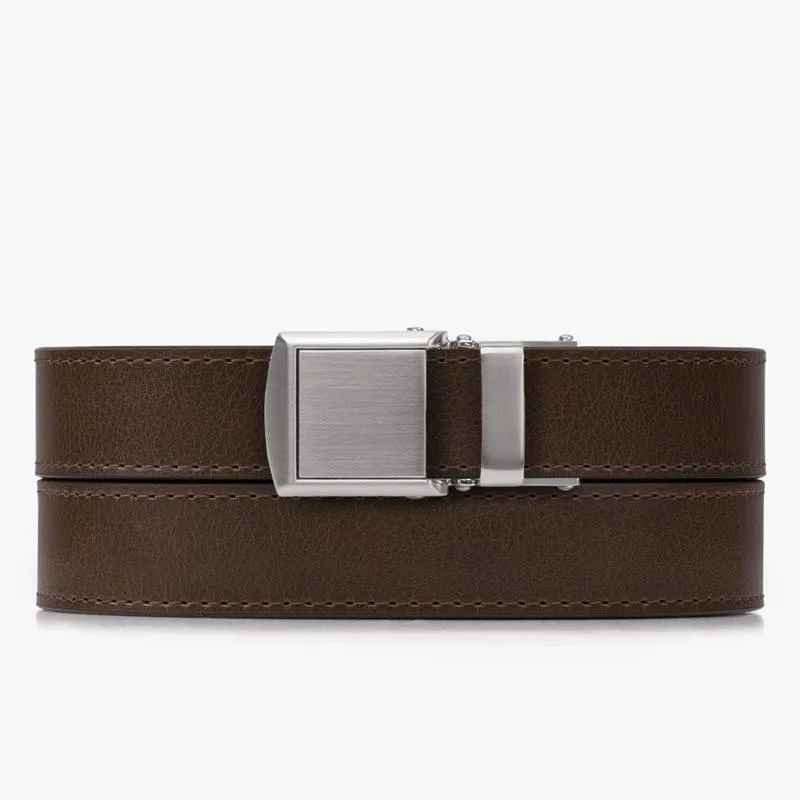 Skinny Mocha Brown Belt (Custom)