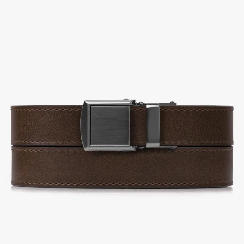 Skinny Mocha Brown Belt (Custom)