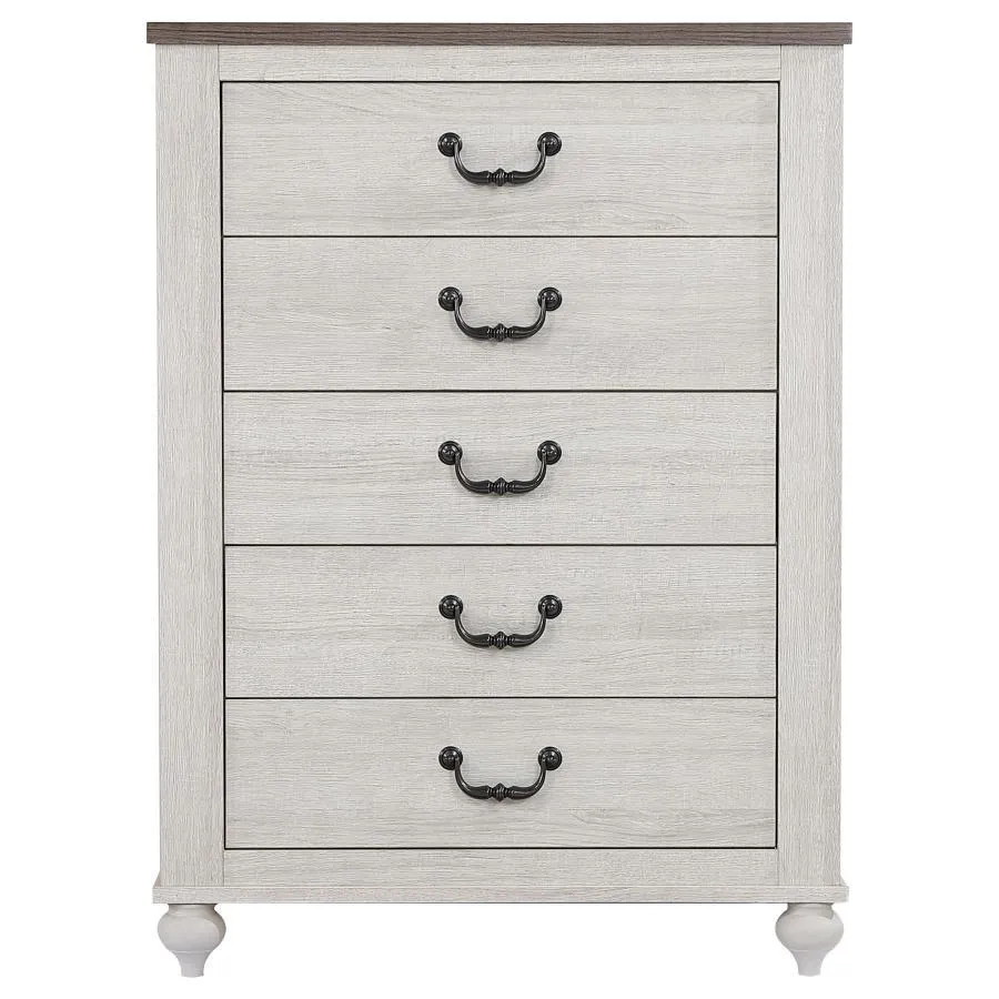 Stillwood - 5-Drawer Bedroom Chest - Vintage Linen