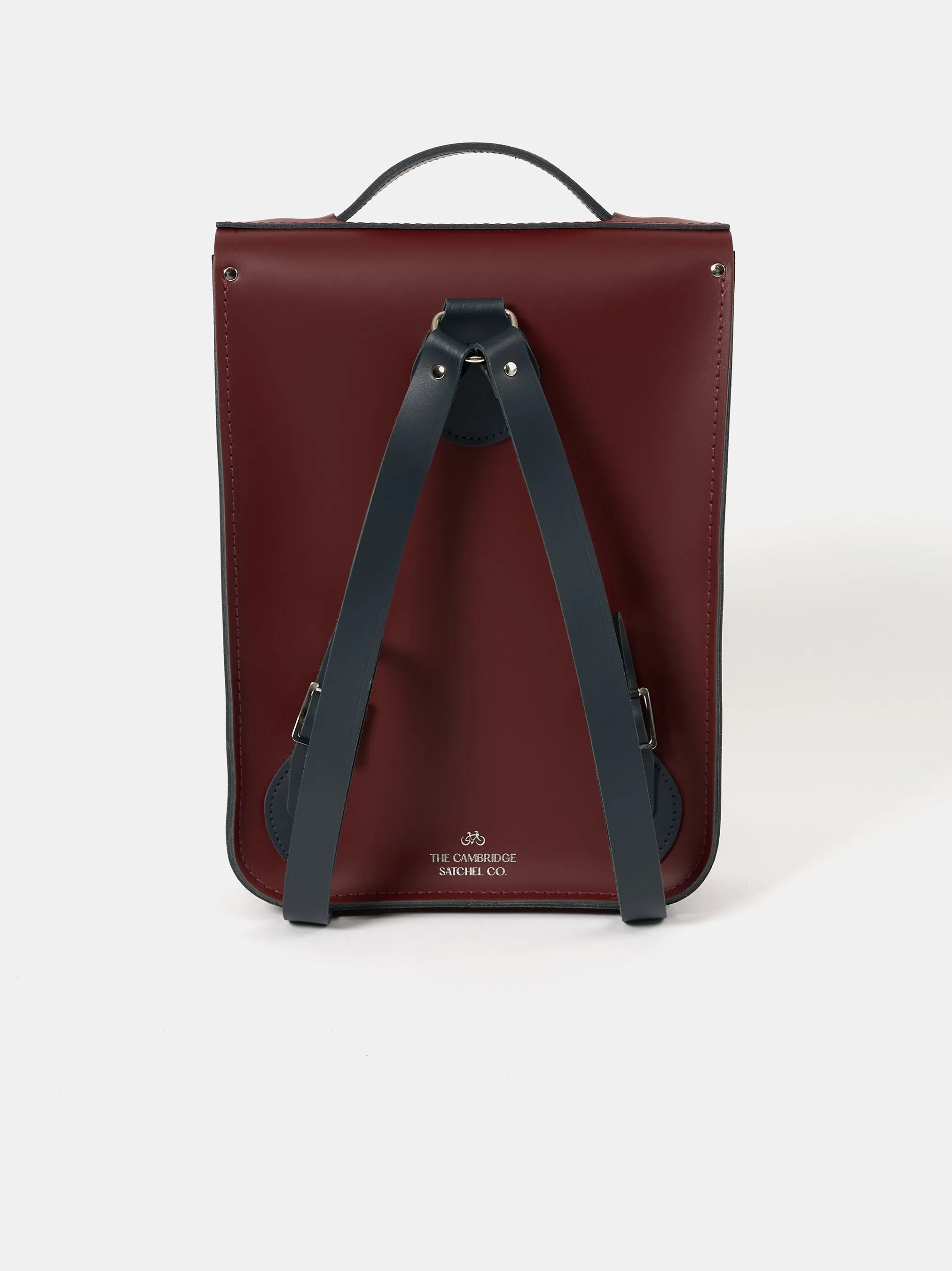 The Portrait Backpack - Oxblood & Navy