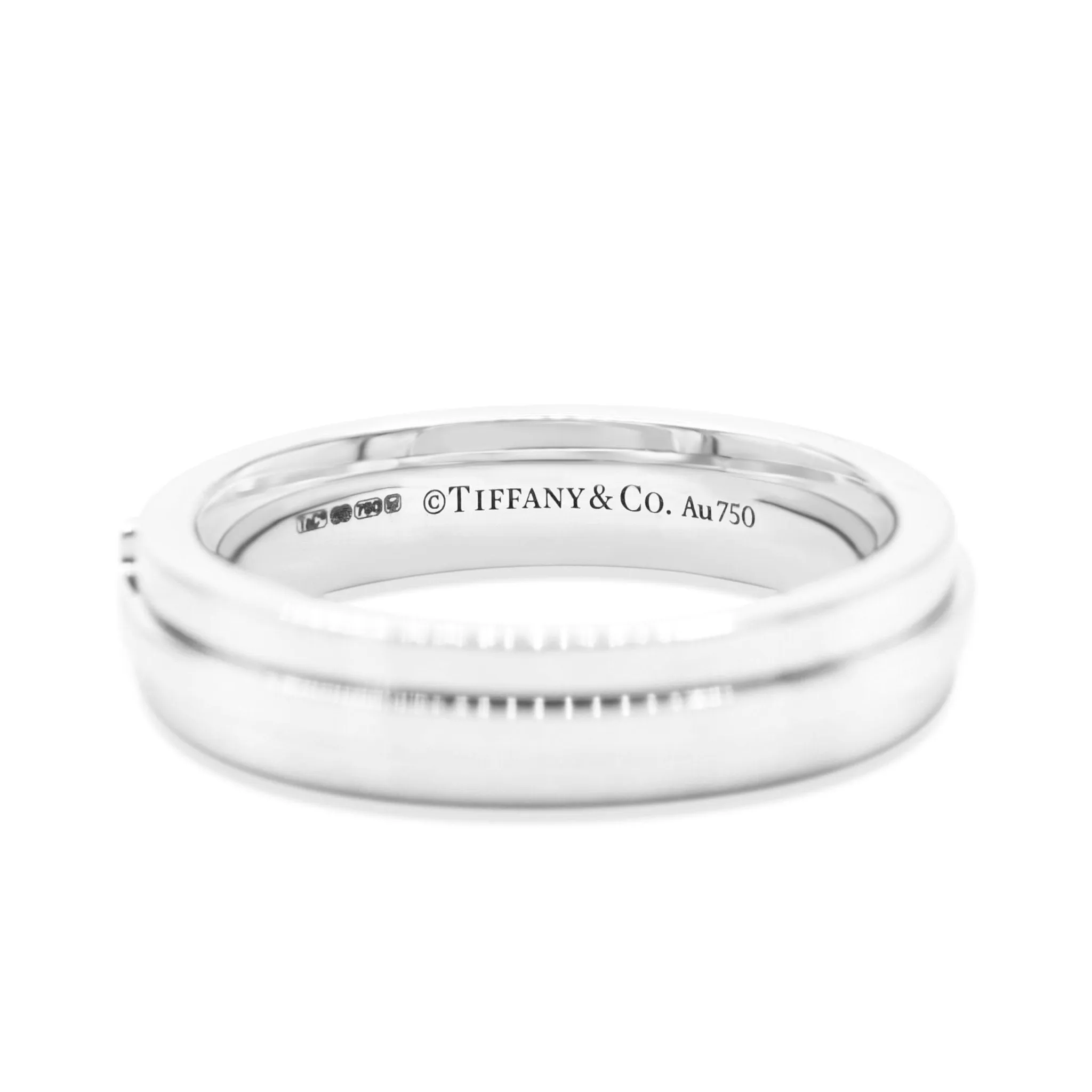 Tiffany T Narrow Ring  4.5 mm - 18ct White Gold