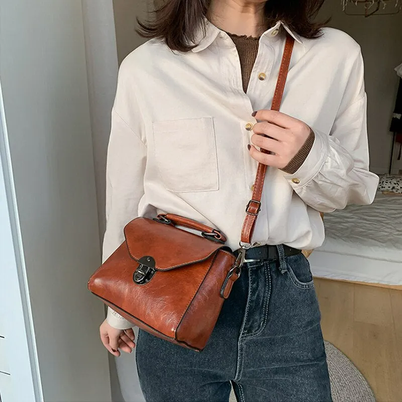 Vintage Small Top-handle Shoulder Bag