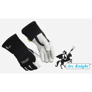 Weldas 10-2020S Arc Knight Mig Welding Gloves White/Black Size Small