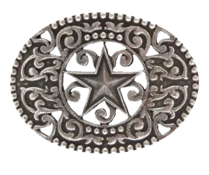 Western Plains Star Belt Buckle