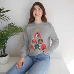 Womens Christmas Tree Theme Sweatshirt