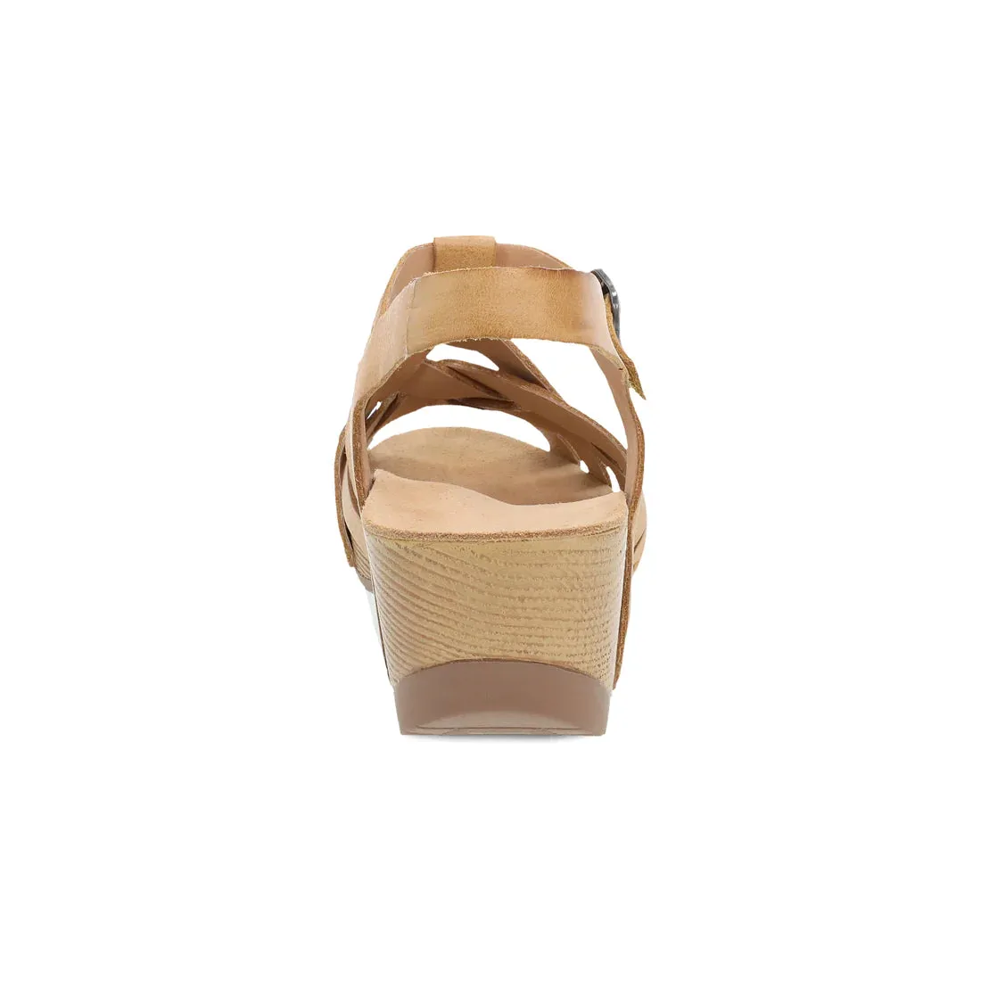 Women's Dansko Tinley Color: Tan Milled Burnished Sandal